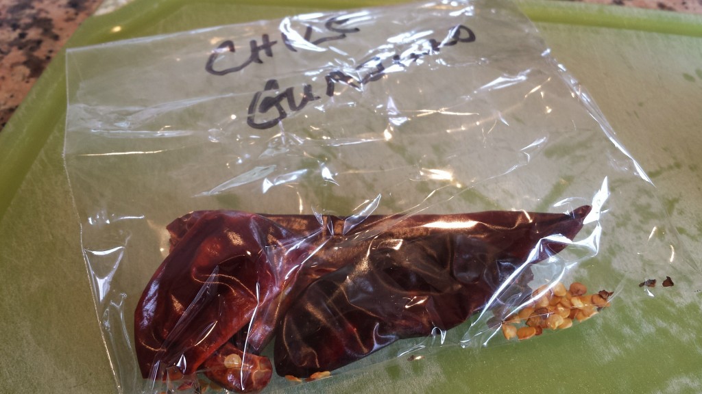 Dried chilies from Adriana's 